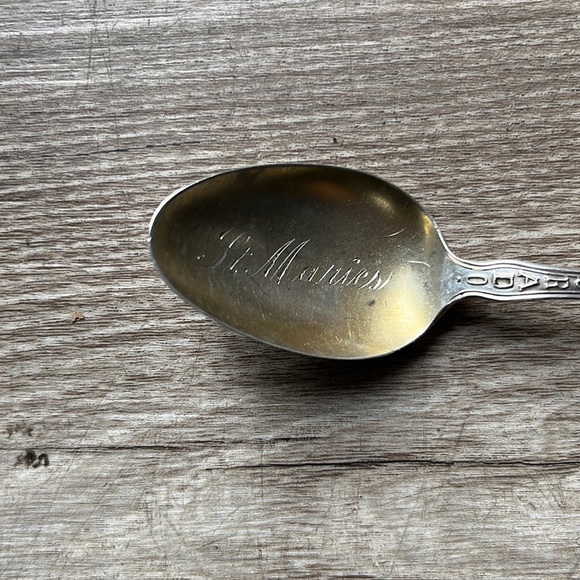 El Dorado/St. Marie’s Antique Sterling Silver Spoon - Picture 3 of 8